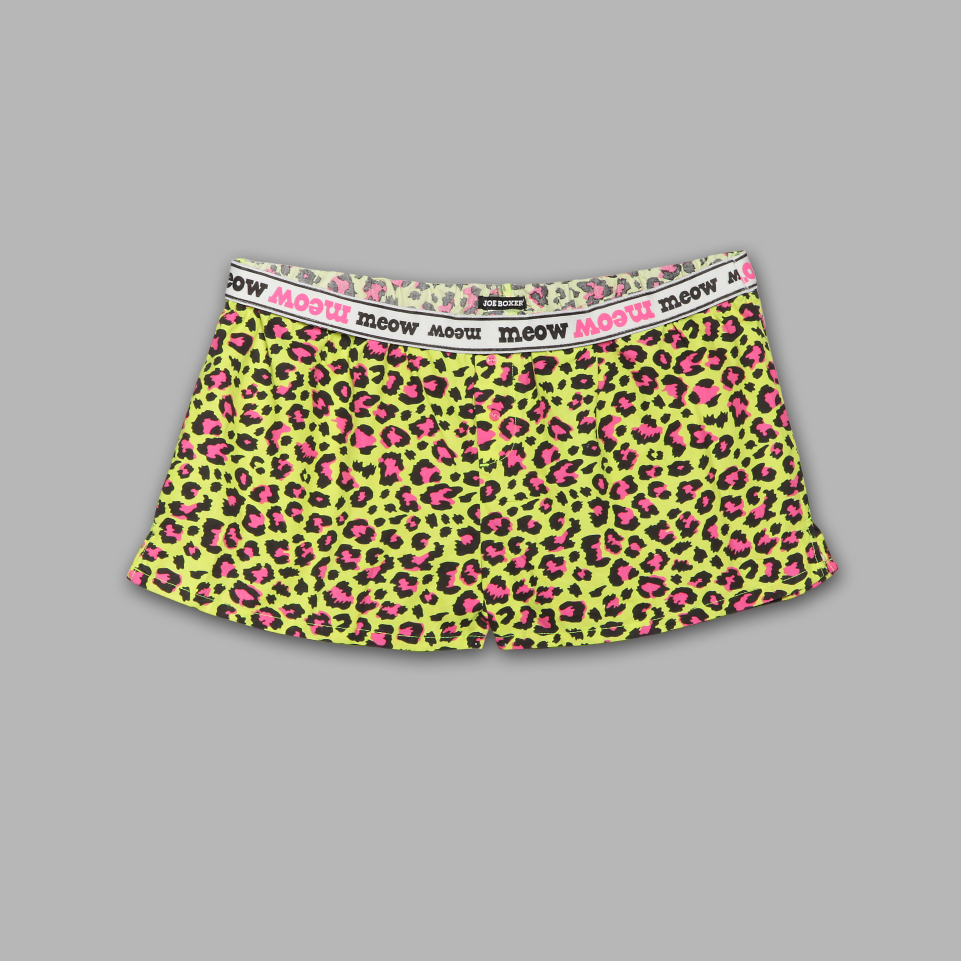 Joe Boxer Junior's 'Meow' Printed Sleep Shorts