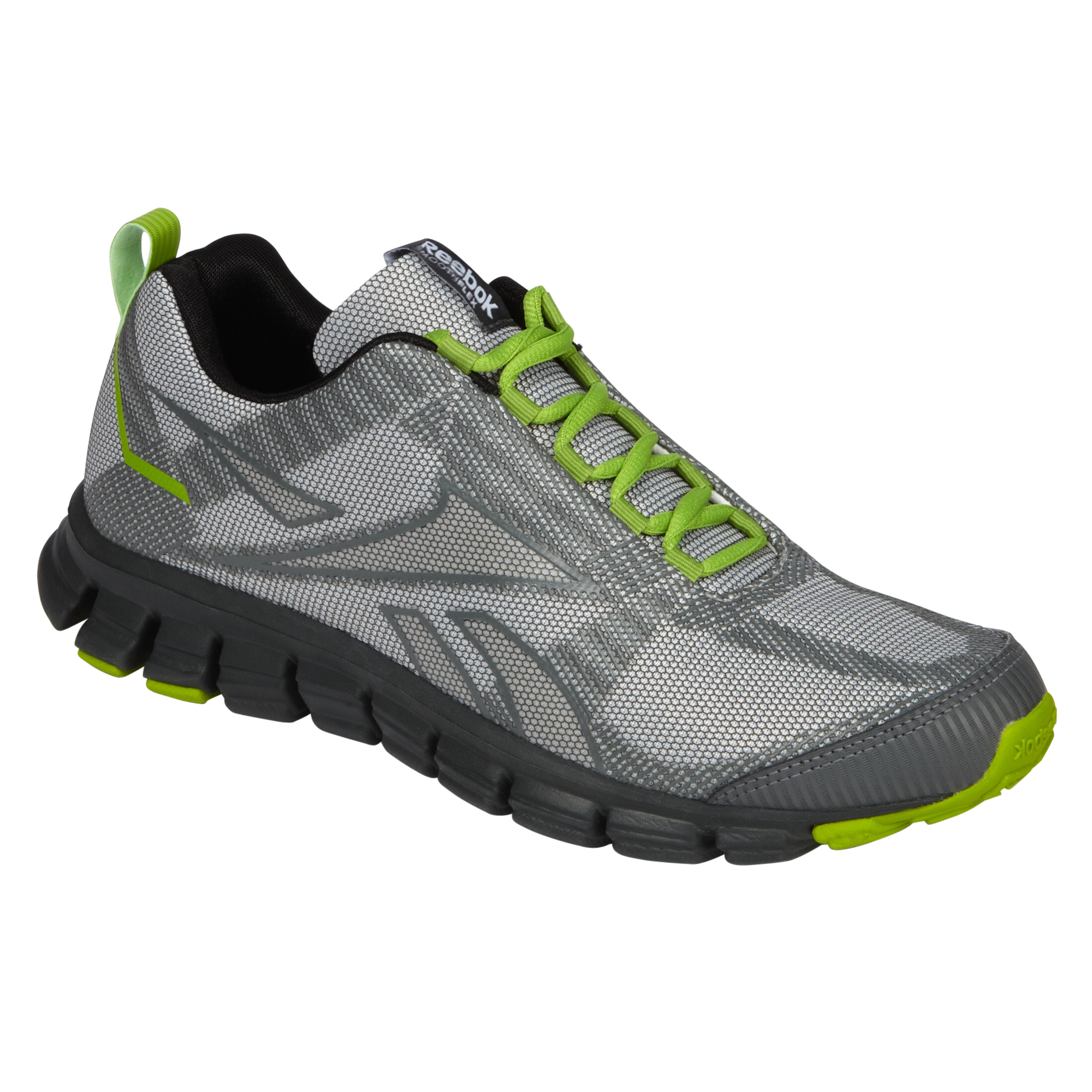 Reebok Men's Athletic Shoe Flex Trek - Grey/Lime