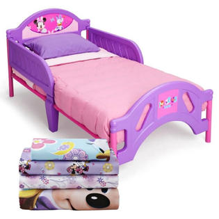 Disney Minnie Mouse Toddler Bed Bedding Set Bundle Baby Baby