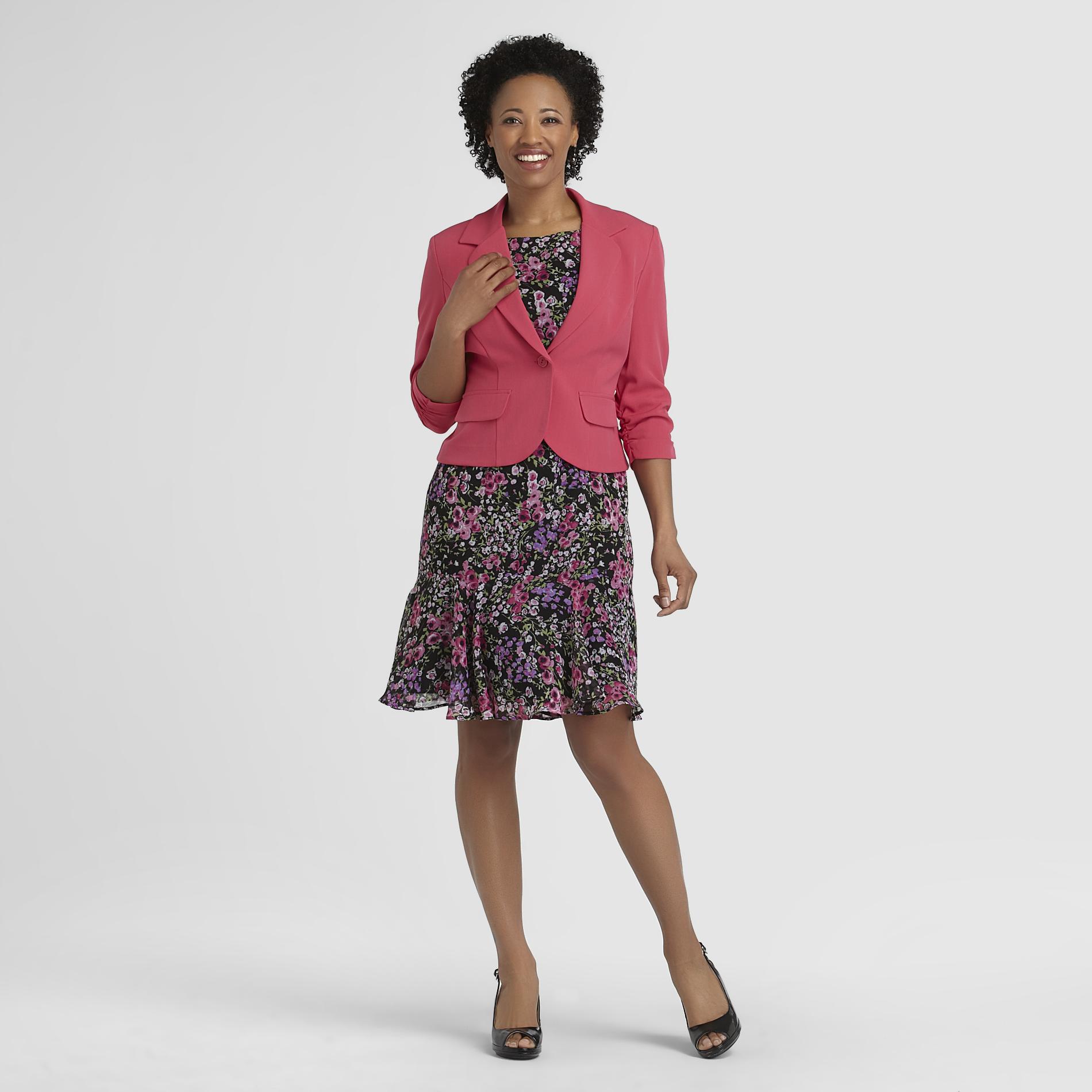 Danny & Nicole Women's Dress and Jacket - Floral