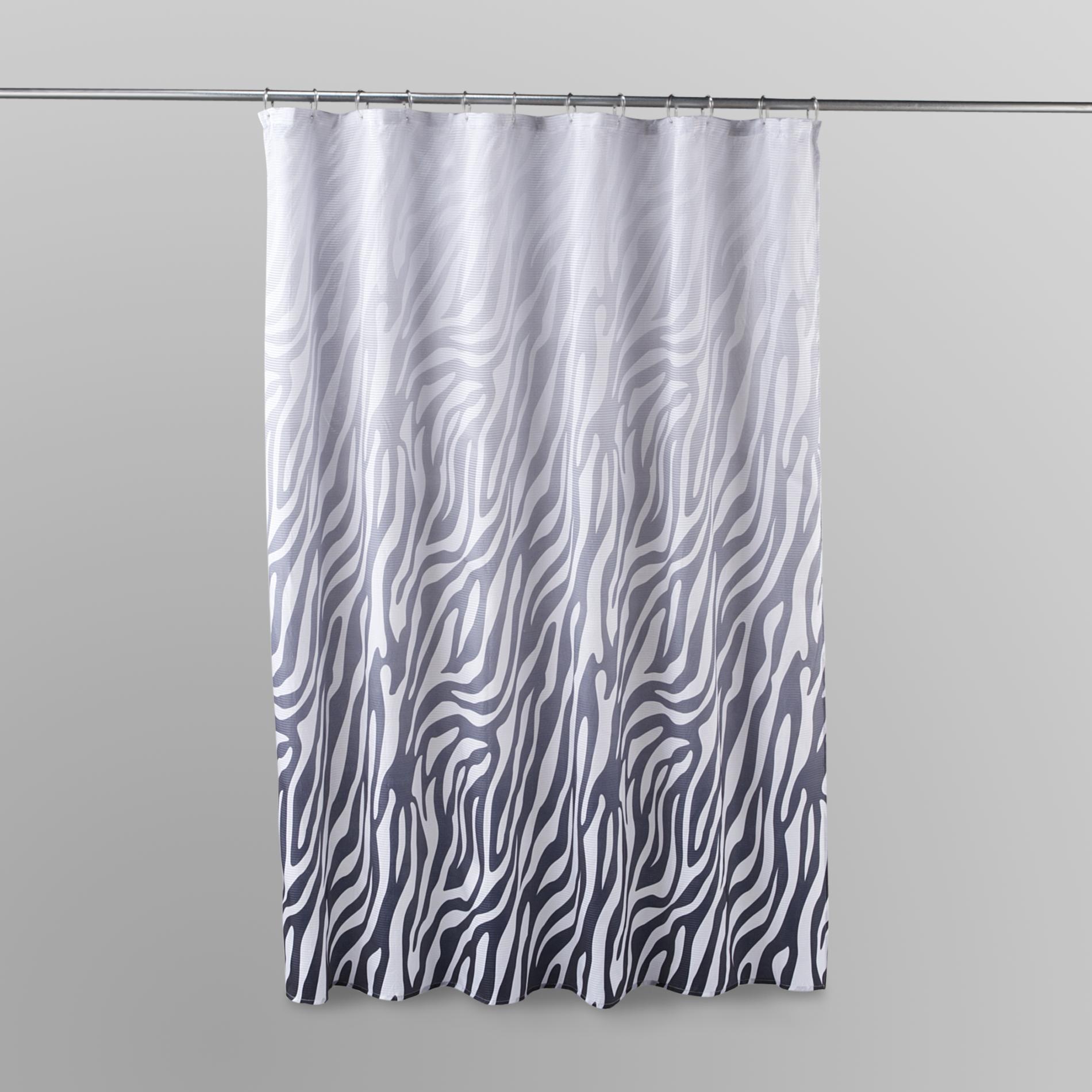 Essential Home Shower Curtain - Ombre Zebra