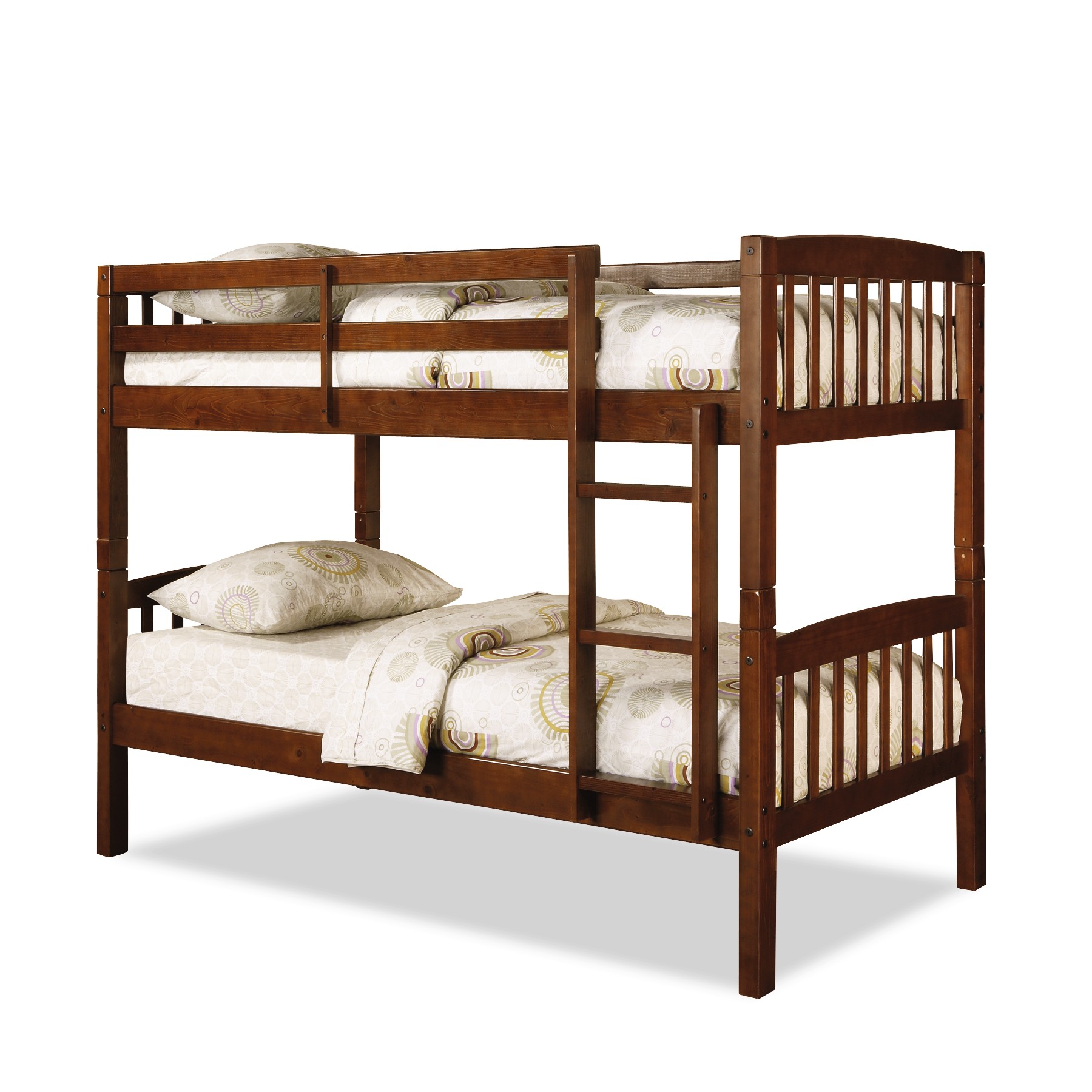 Dorel Belmont Twin Bunk Bed Walnut, Kmart Metal Bunk Beds