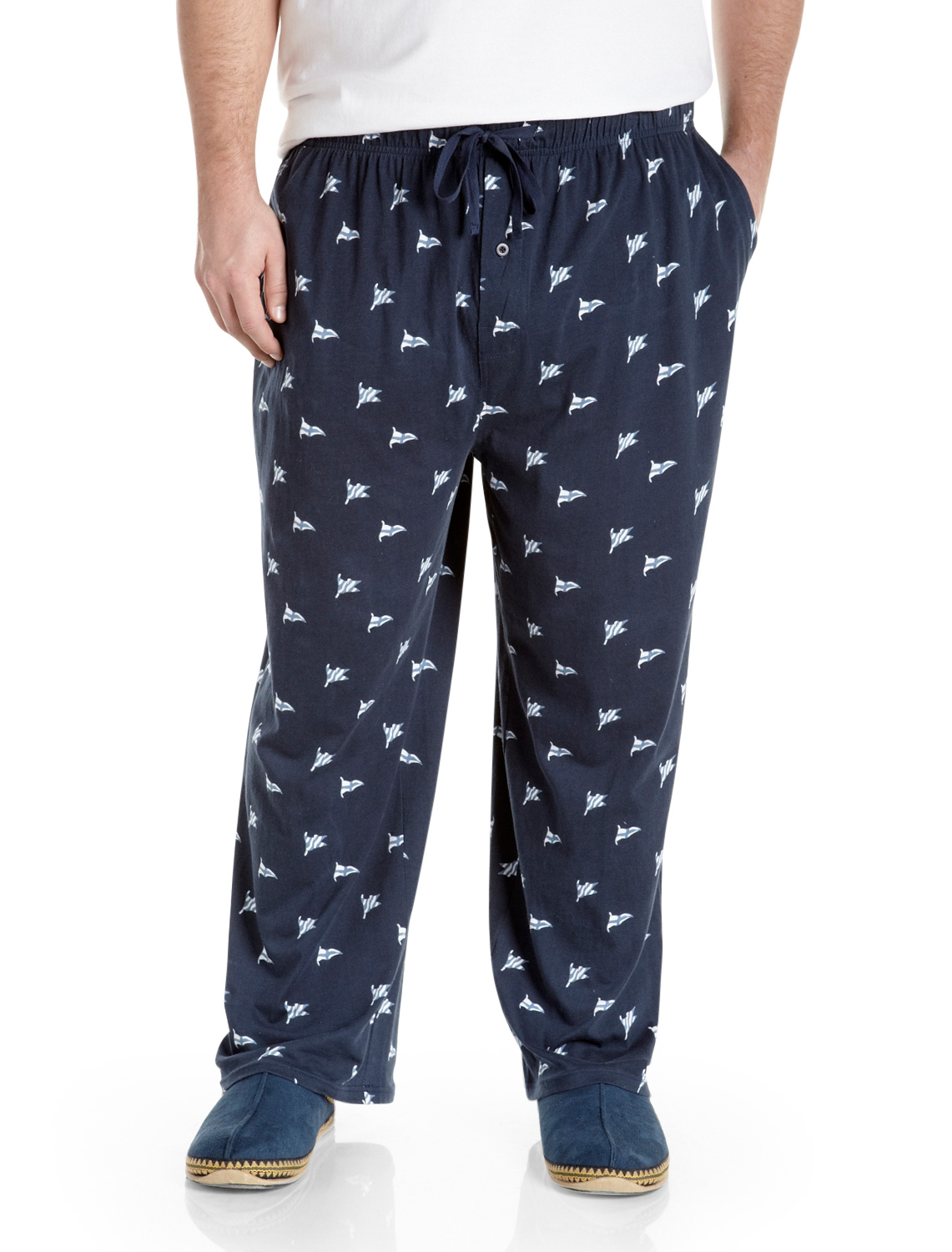 Harbor Bay Flags Jersey Knit Lounge Pants