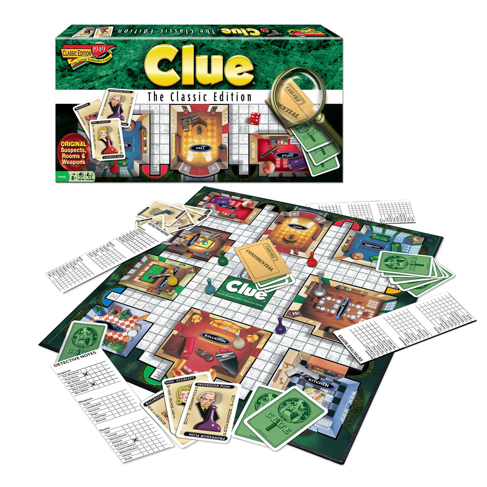 Winning Moves Games Clue Classic Edition