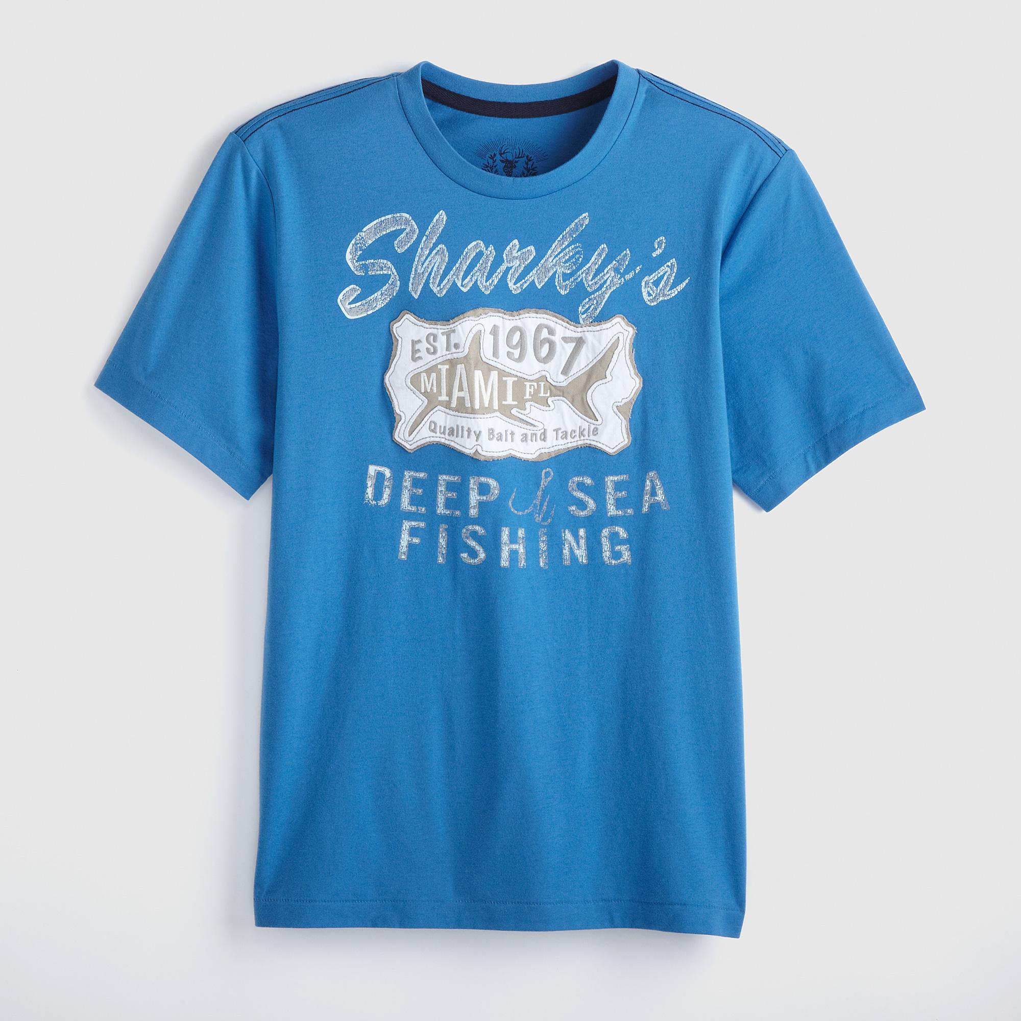 Roebuck & Co. Young Men's Graphic T-Shirt - Fishing