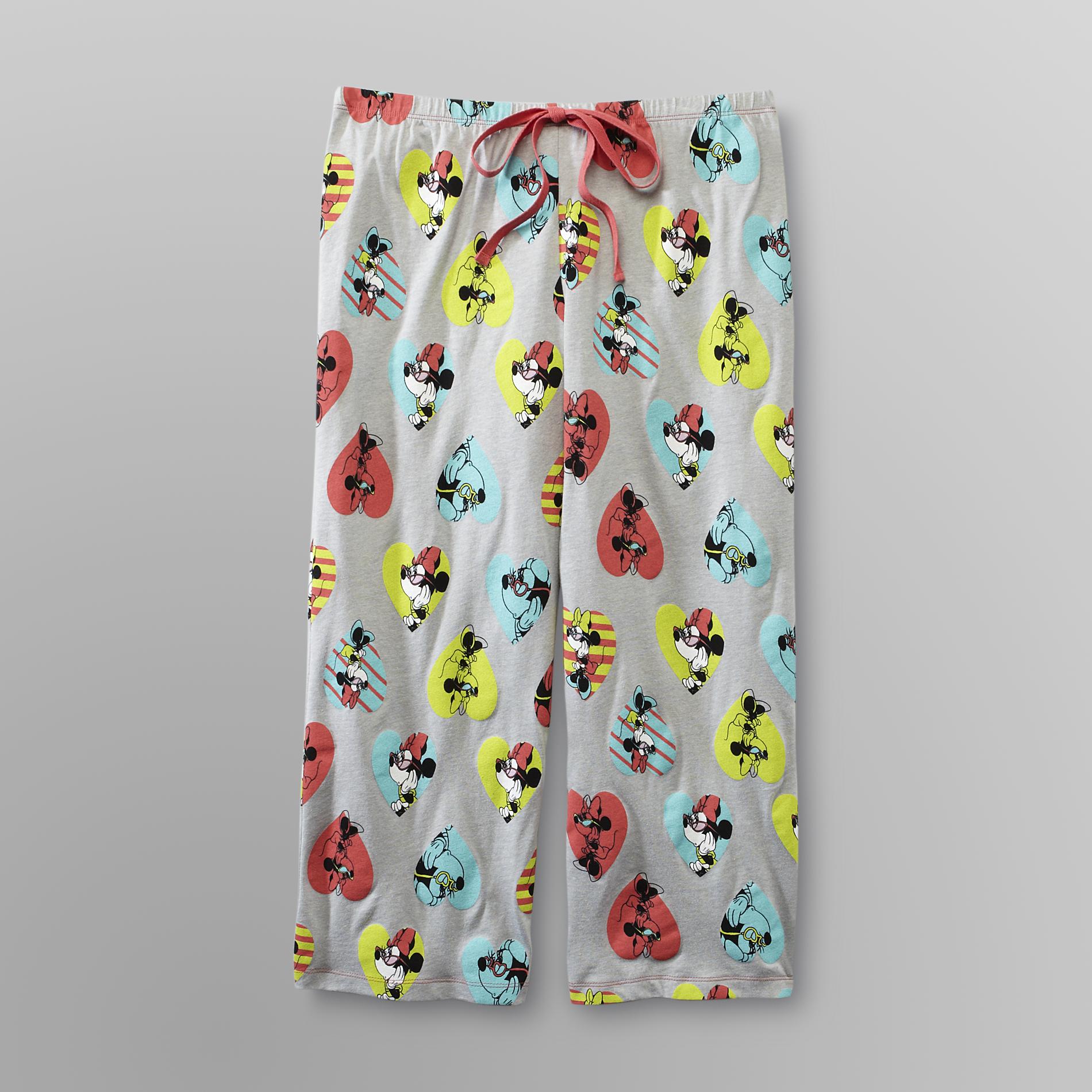 Disney Minnie Mouse Women's Capri Pajama Pants