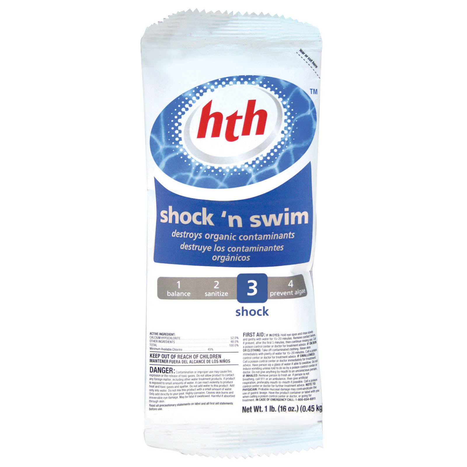 hth Pool & Spa HTH SOCK IT-Shock 'n Swim (5 lbs)