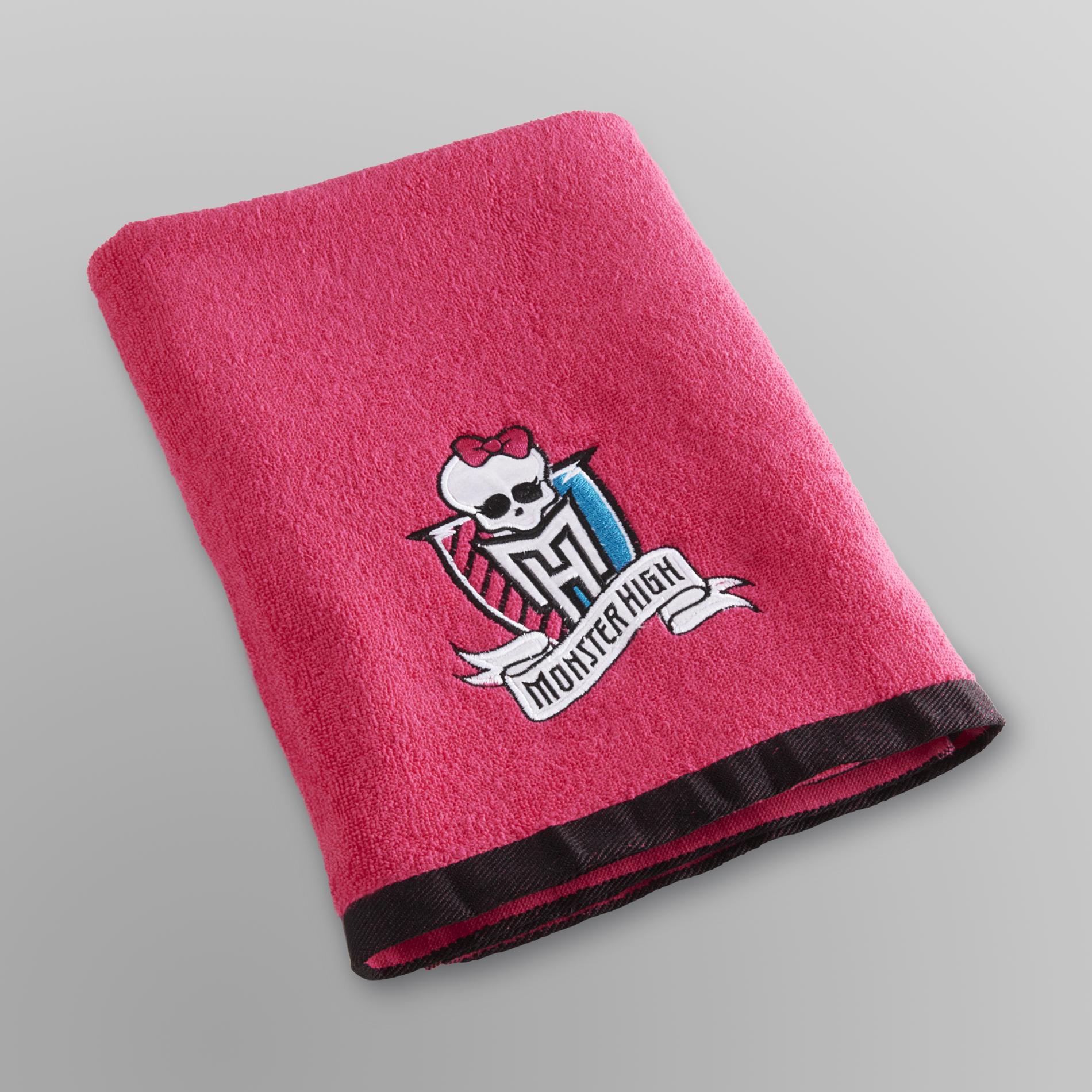 Mattel Monster High Bath Towel