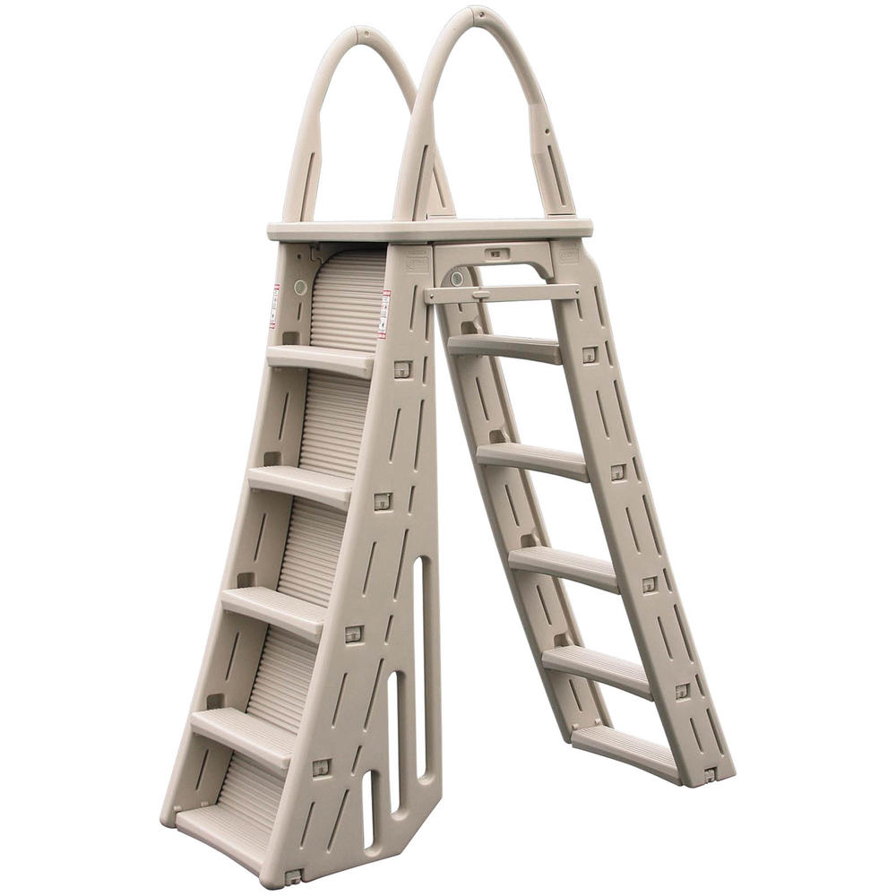 Doheny's Pool Roll Guard A-Frame Safety Ladder