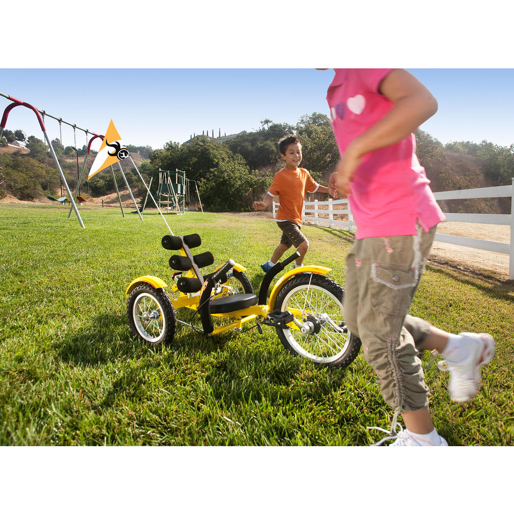 MOBO Mobito - The Ultimate Three Wheeled Cruiser (Yellow)