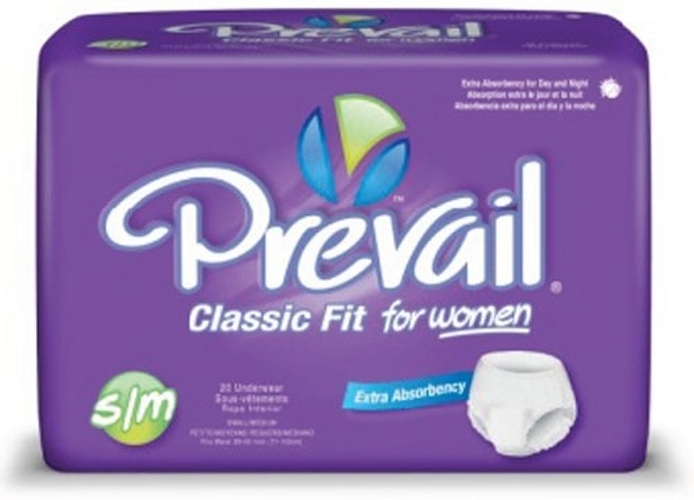 Prevail Classic Fit For Women Disposable Underwear Extra Large