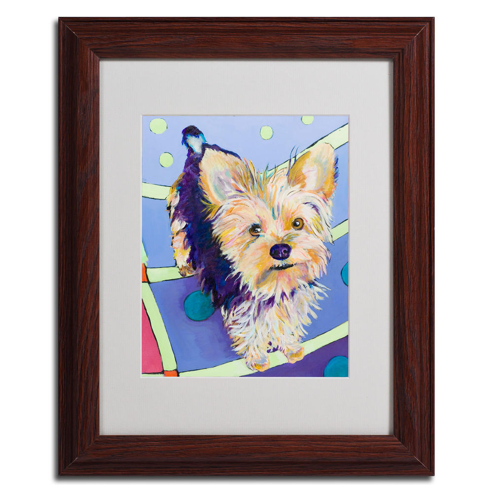 Trademark Global Pat Saunders-White 'Claire' Matted Framed Art