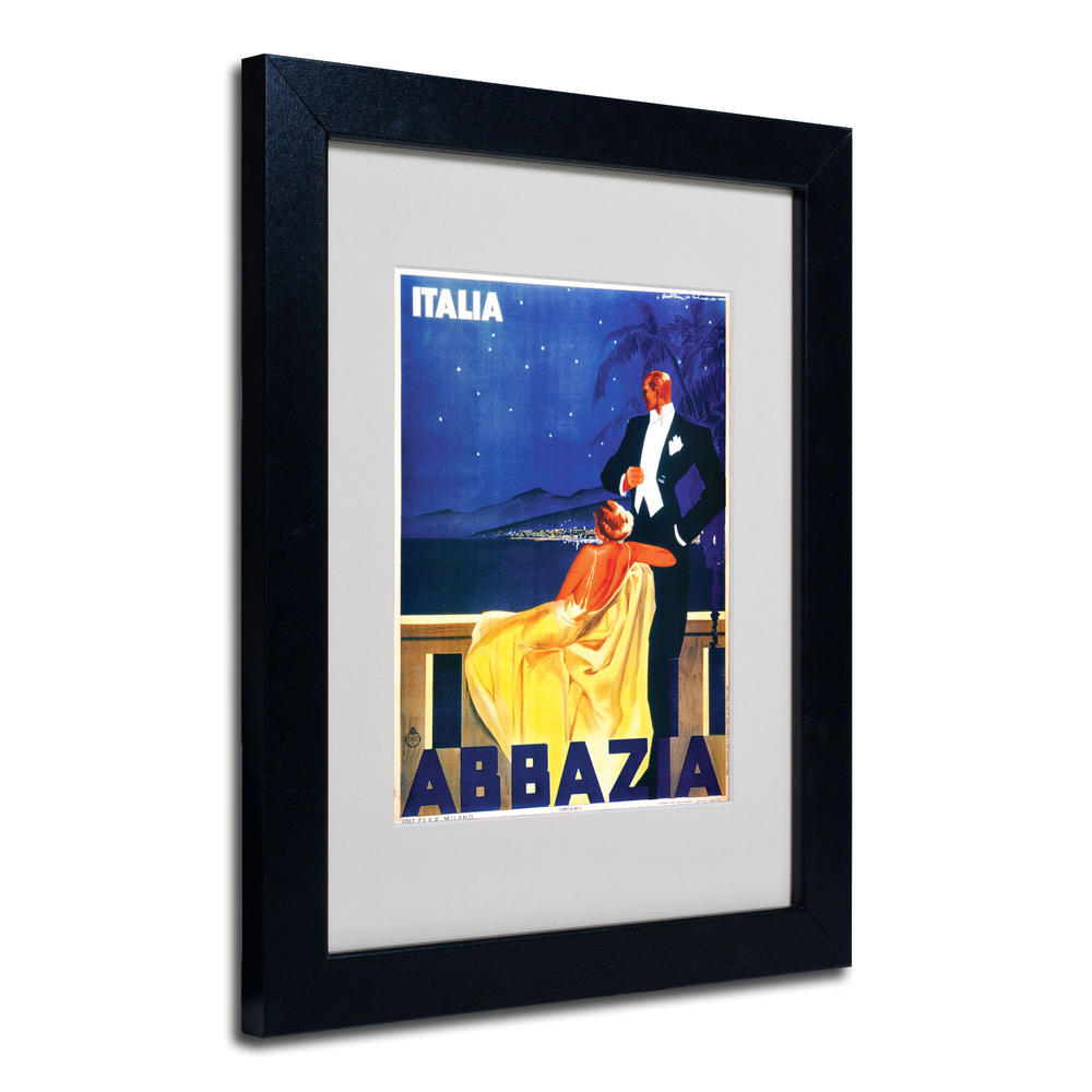 Trademark Global 'Italia Abbazia' Framed Matted Art