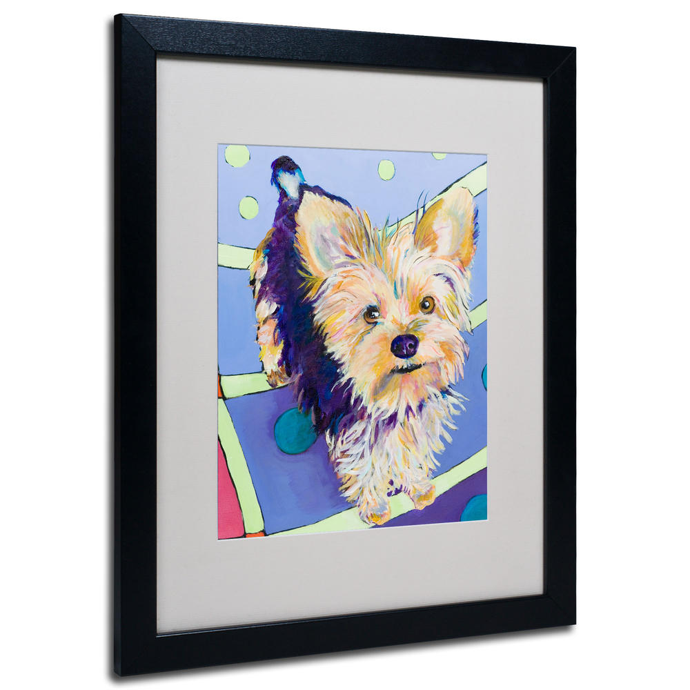 Trademark Global Pat Saunders-White 'Claire' Matted Framed Art
