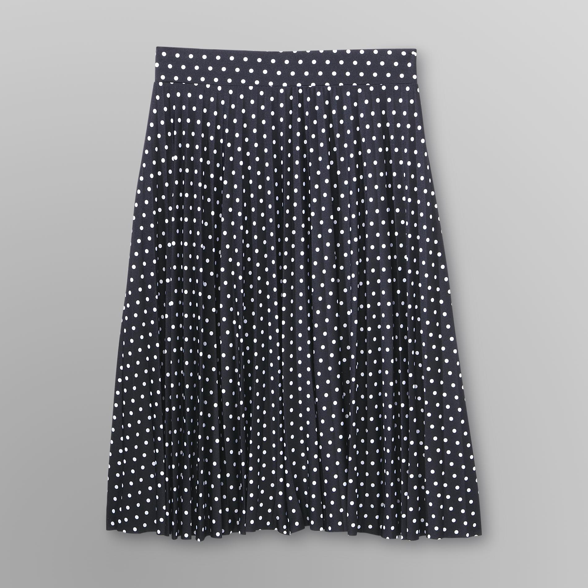 Covington Women's Pleated Skirt - Polka Dot