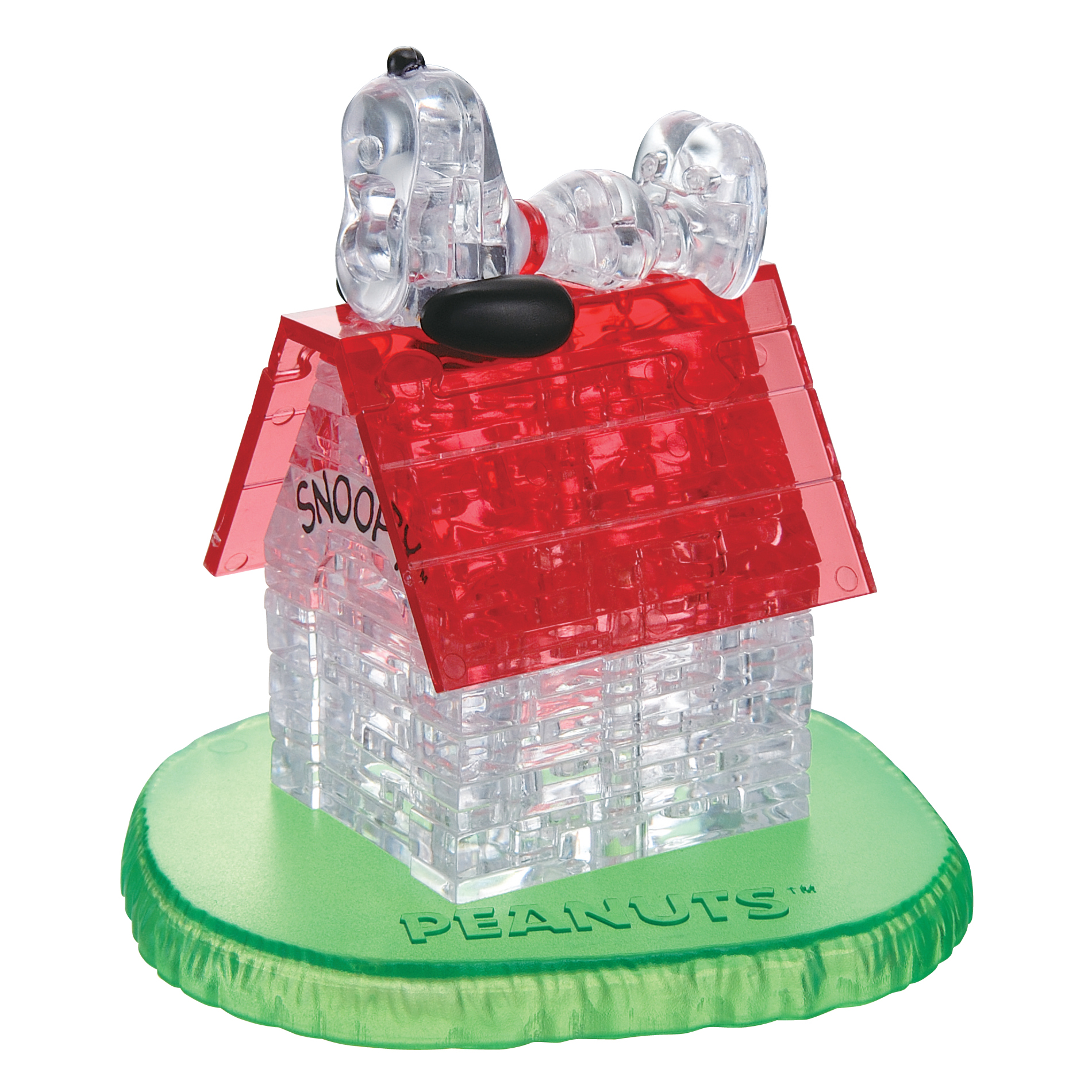 Bepuzzled 3D Crystal Puzzle - Snoopy House: 50 Pcs