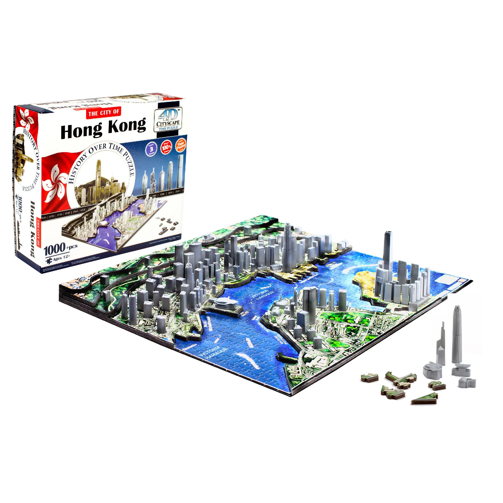 4d Cityscape Puzzle Hong Kong