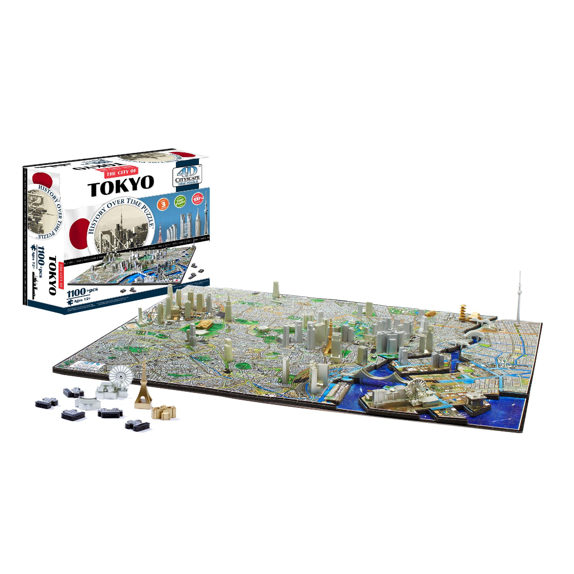 4D Cityscape Puzzle - Tokyo