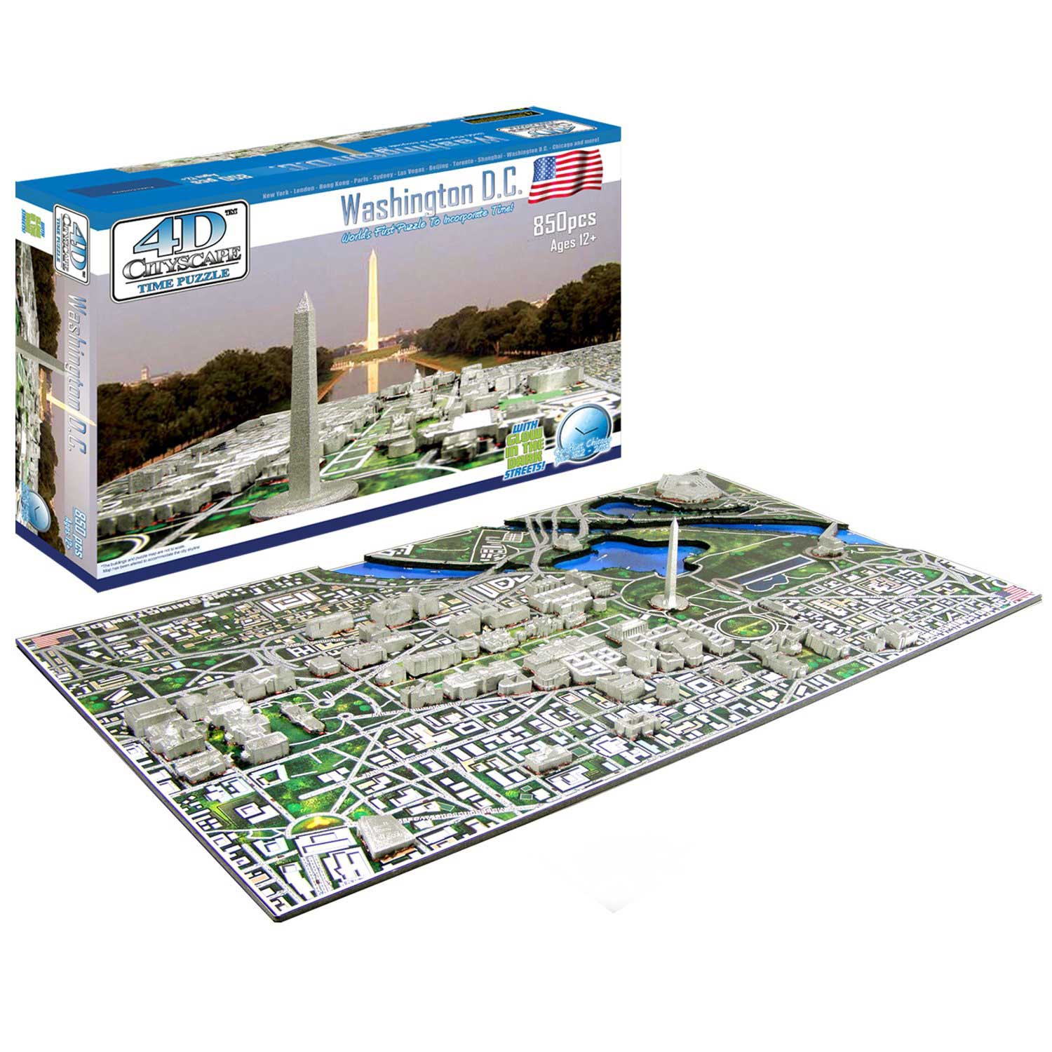 4D Cityscape Puzzle - Washington DC