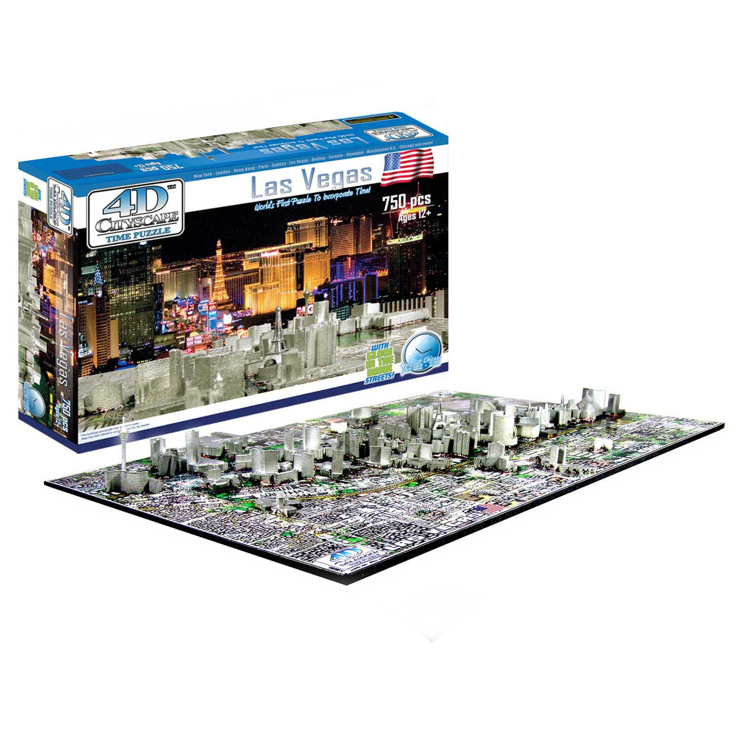 4D Cityscape Puzzle - Las Vegas