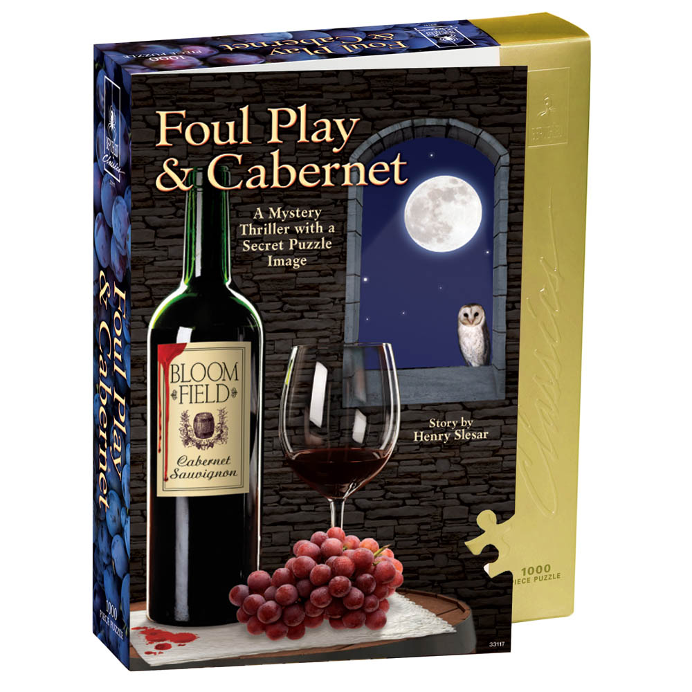 Bepuzzled Foul Play and Cabernet Murder Mystery Jigsaw Puzzle: 1000 Pcs