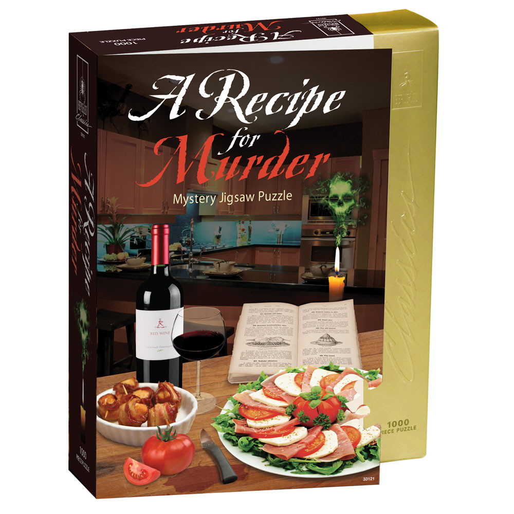 Bepuzzled Recipe for Murder - Murder Mystery Jigsaw Puzzle: 1000 Pcs