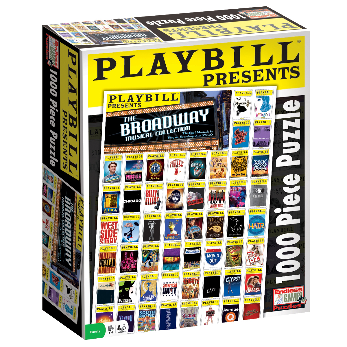 Endless Games Playbill - Best of Broadway Jugsaw Puzzle: 1000 Pcs