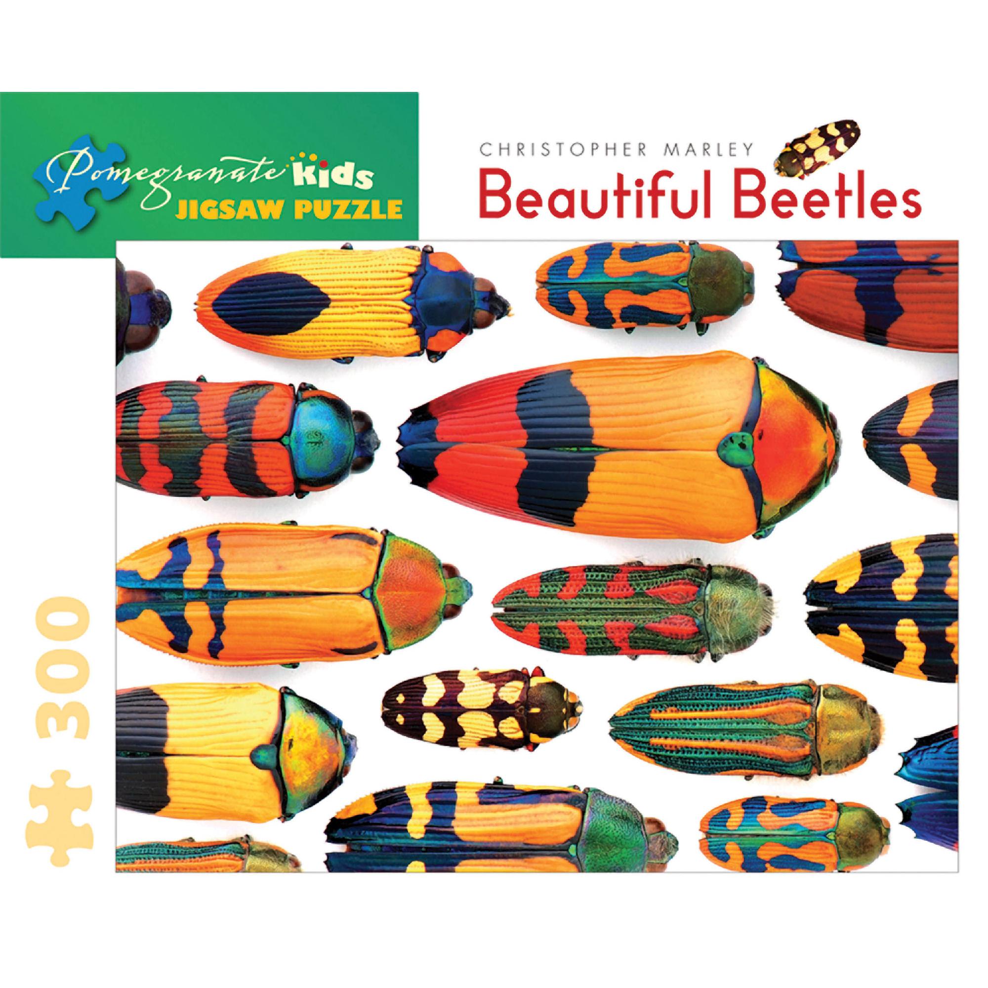 Pomegranate Communications, Inc. Beautiful Beetles Puzzle: 300 Pcs