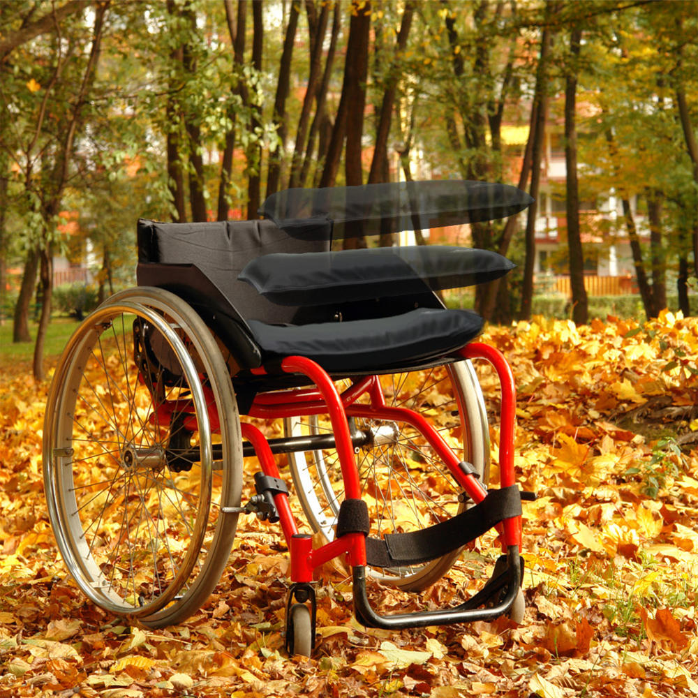 BodyRyzm LifeSciences SambaMD-Back Relief Wheelchair Cushion  Black