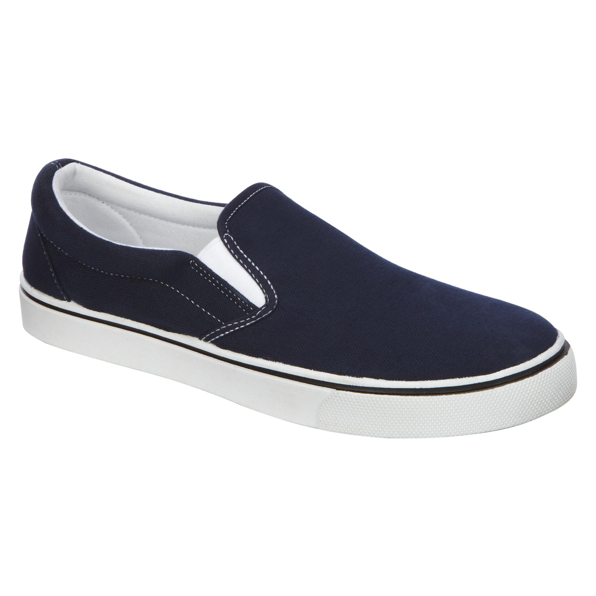 Men's Kaj Navy White Casual Shoe: Keep Your Style Classic at Kmart