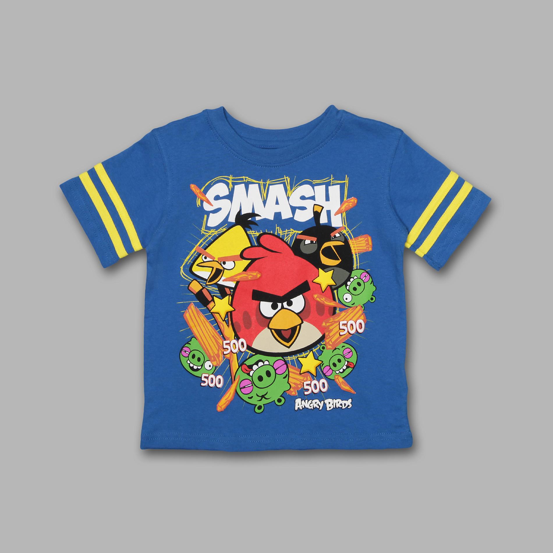 Angry Birds Toddler Boy's TShirt Smash