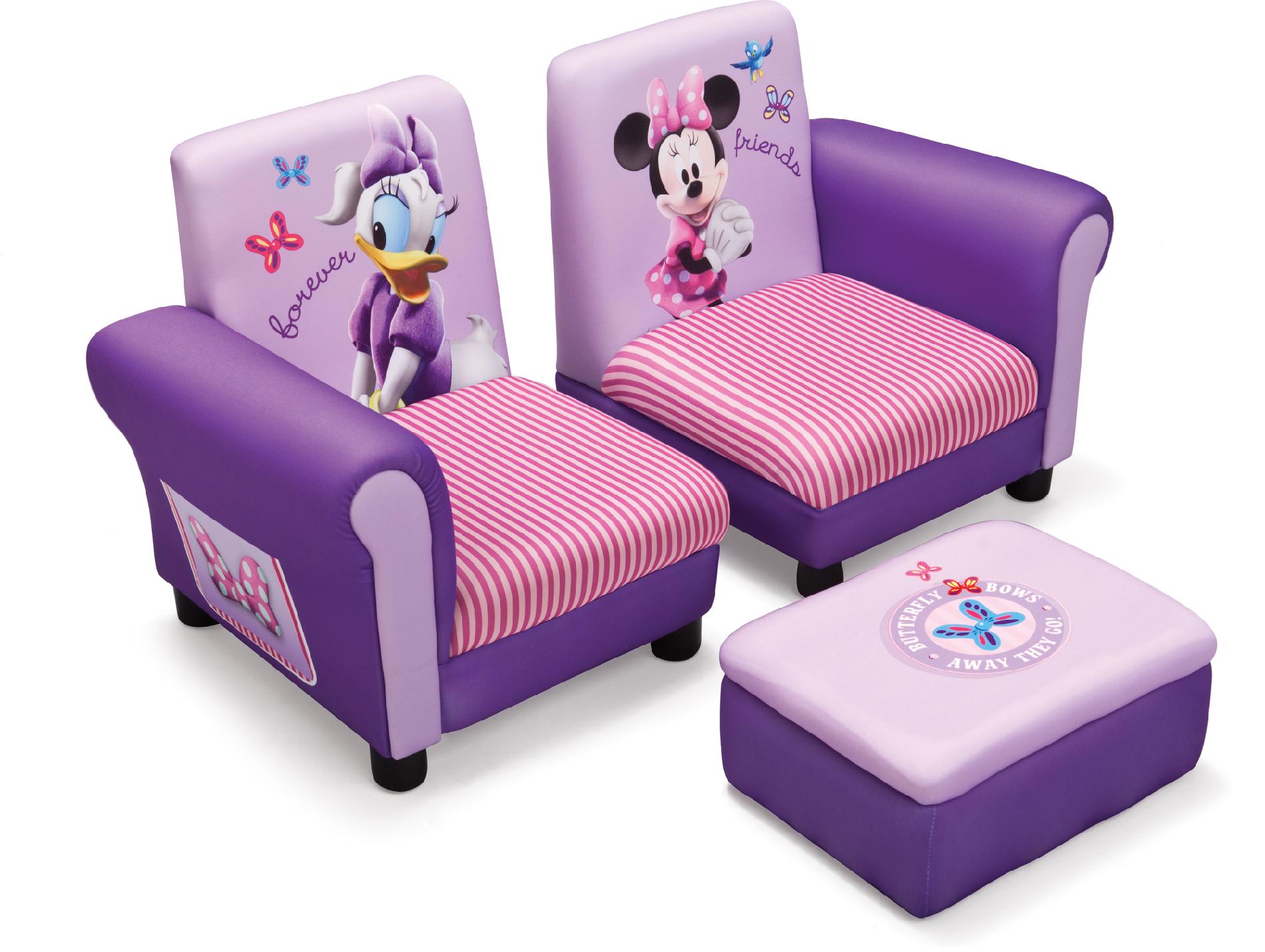 Delta Children Disney Minnie Mouse 3 PC Upholstered