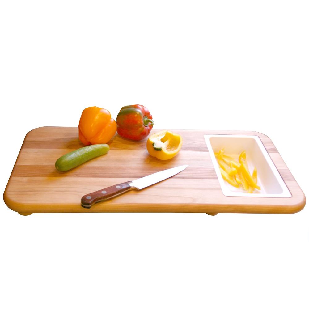Catskill cut n catch over sink carver board w trays