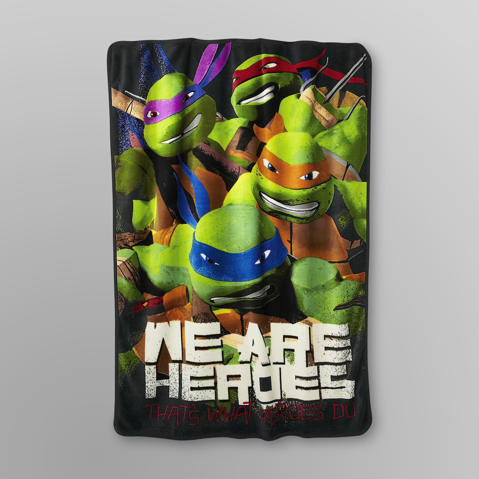 Nickelodeon Teenage Mutant Ninja Turtles Boy's Throw Blanket