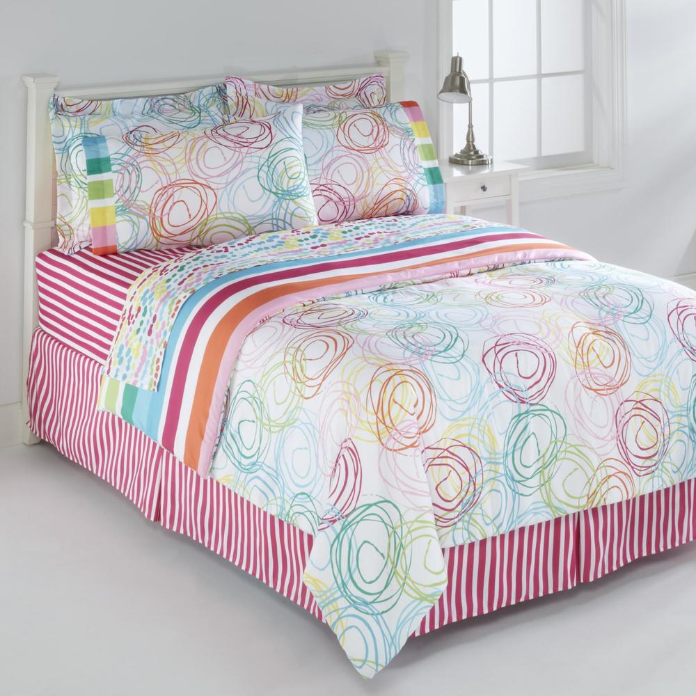 Little Miss Matched Swirly Curly Bedding Set