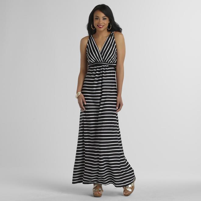 Metaphor Women's Maxi Dress - Stripes