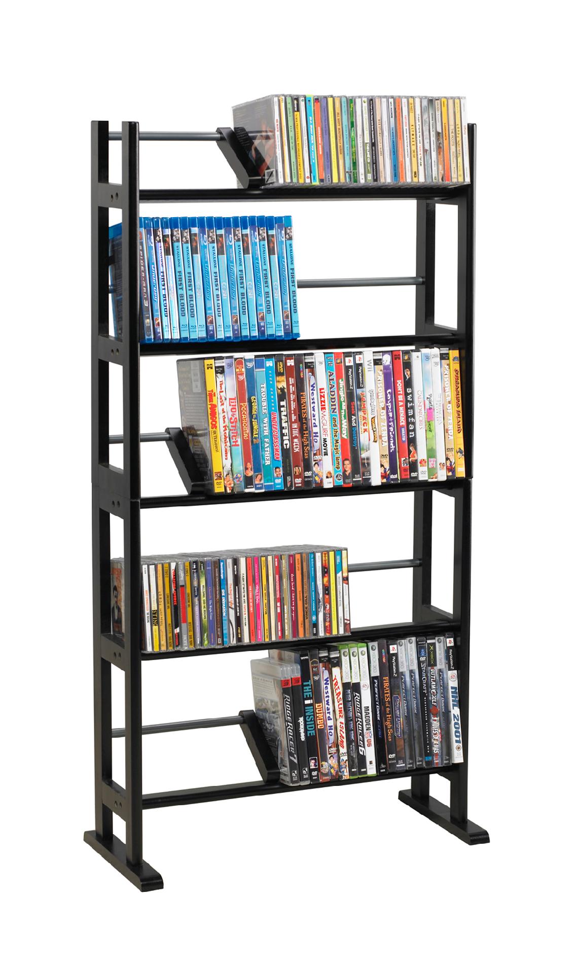 Atlantic Element Media Rack 230 Espresso 1 Rack