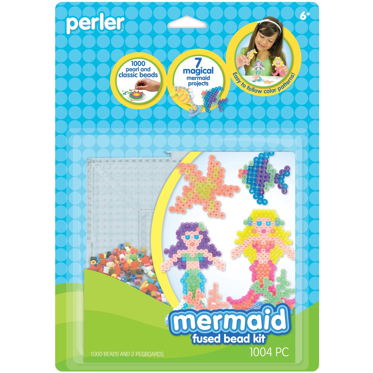 Perler Fun Fusion Fuse Bead Activity KitMermaid