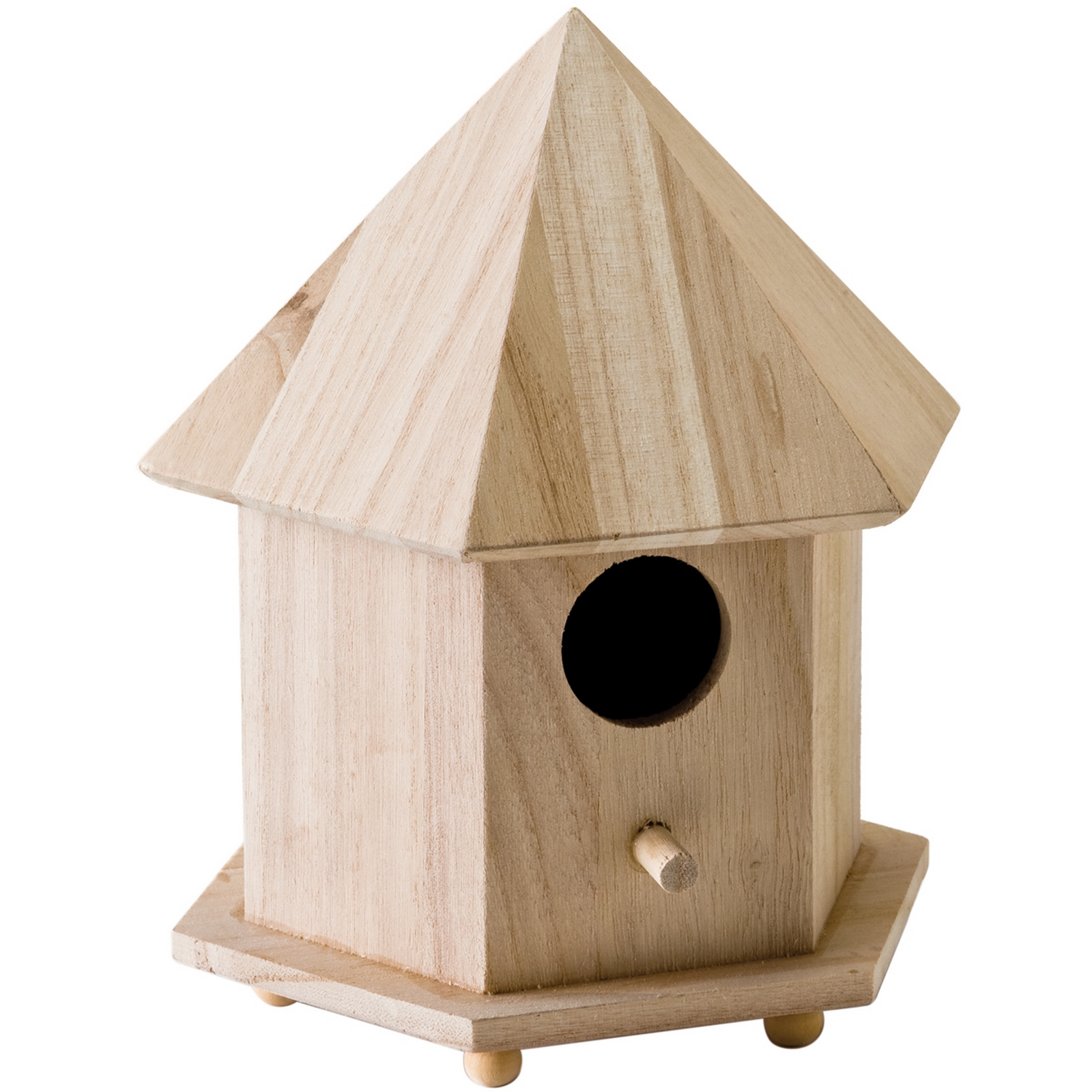 Wood Gazebo Birdhouse 6 3/4"X9"X5 3/4"