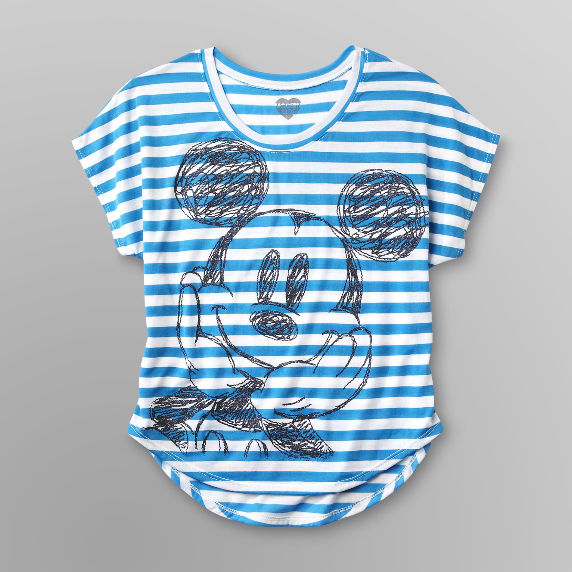 Modern Lux Mickey Mouse Junior's Dolman Top