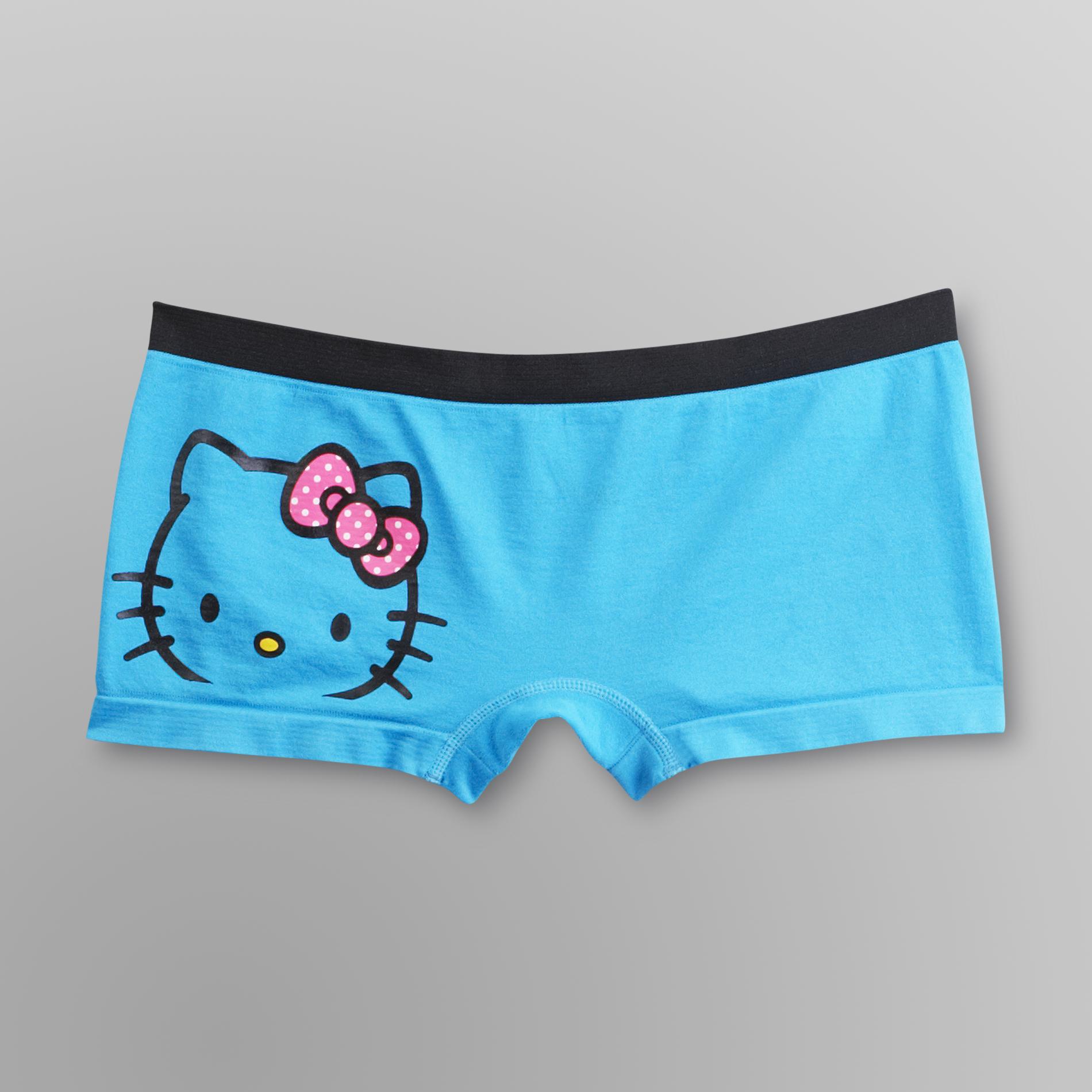 Hello Kitty Junior's Boy Short Panties - Logo