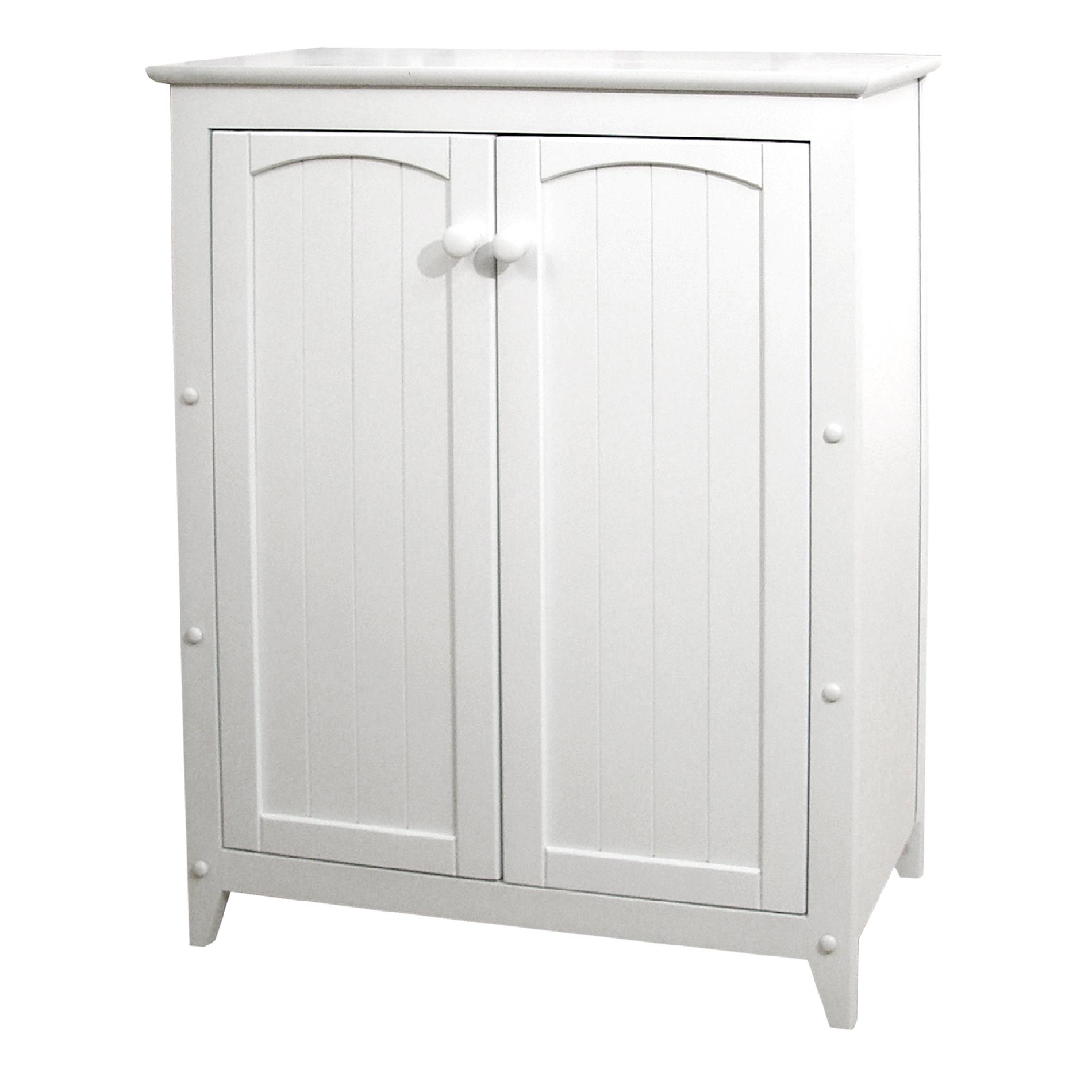 Catskill White Double Door Cabinet