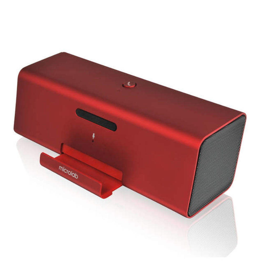 Microlab MD212 Wireless Portable Stereo Speaker for Tablet, Smartphone and Notebook (Red)