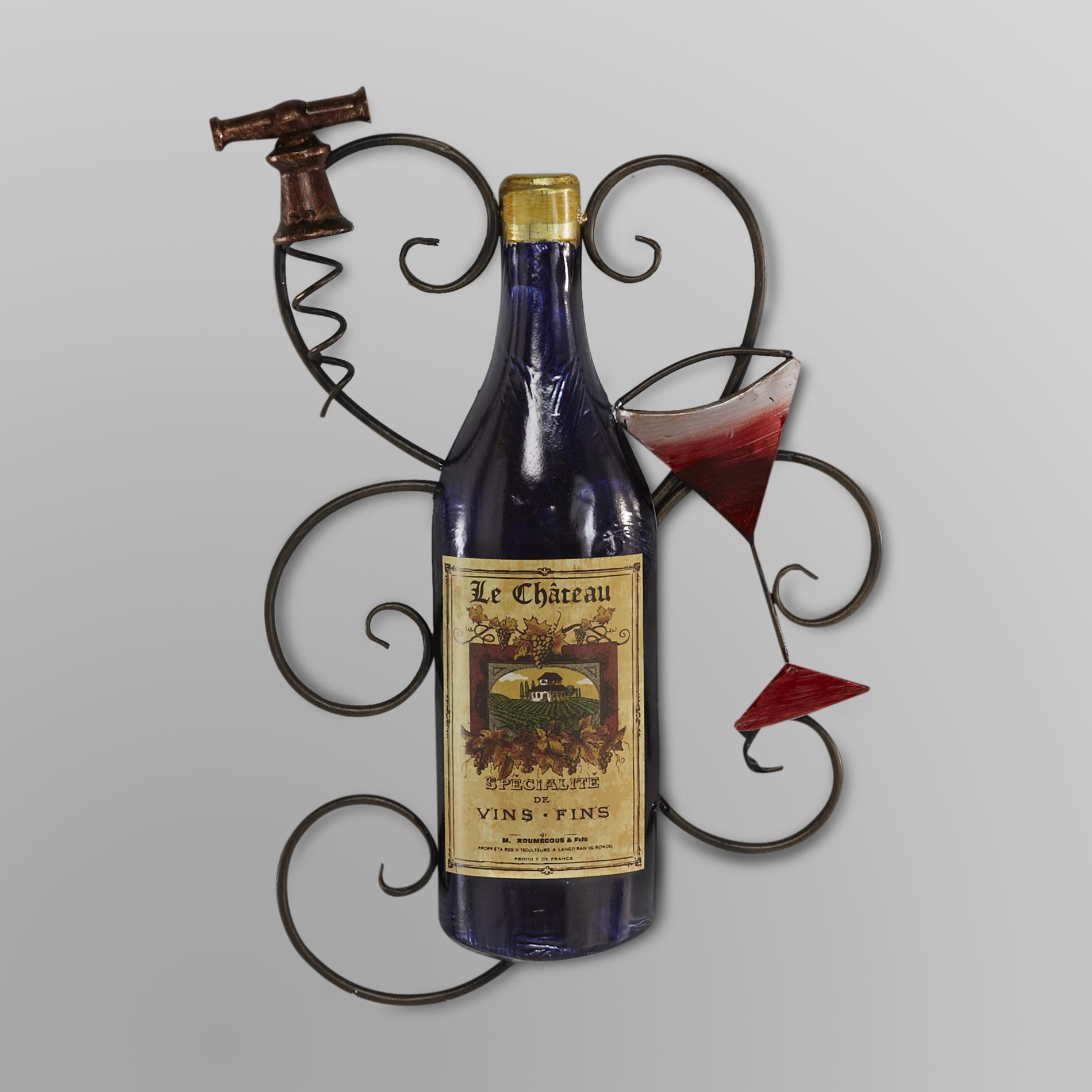 Elements Wine Bottle Metal Wall Decor Shop Your Way Online