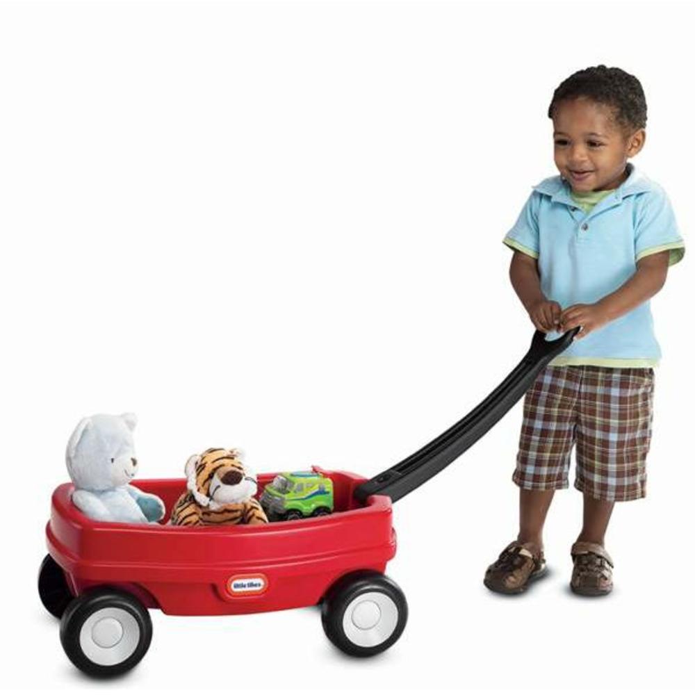 LITTLE TIKES GREEN AND RED KID S PULL WAGON visual data 6
