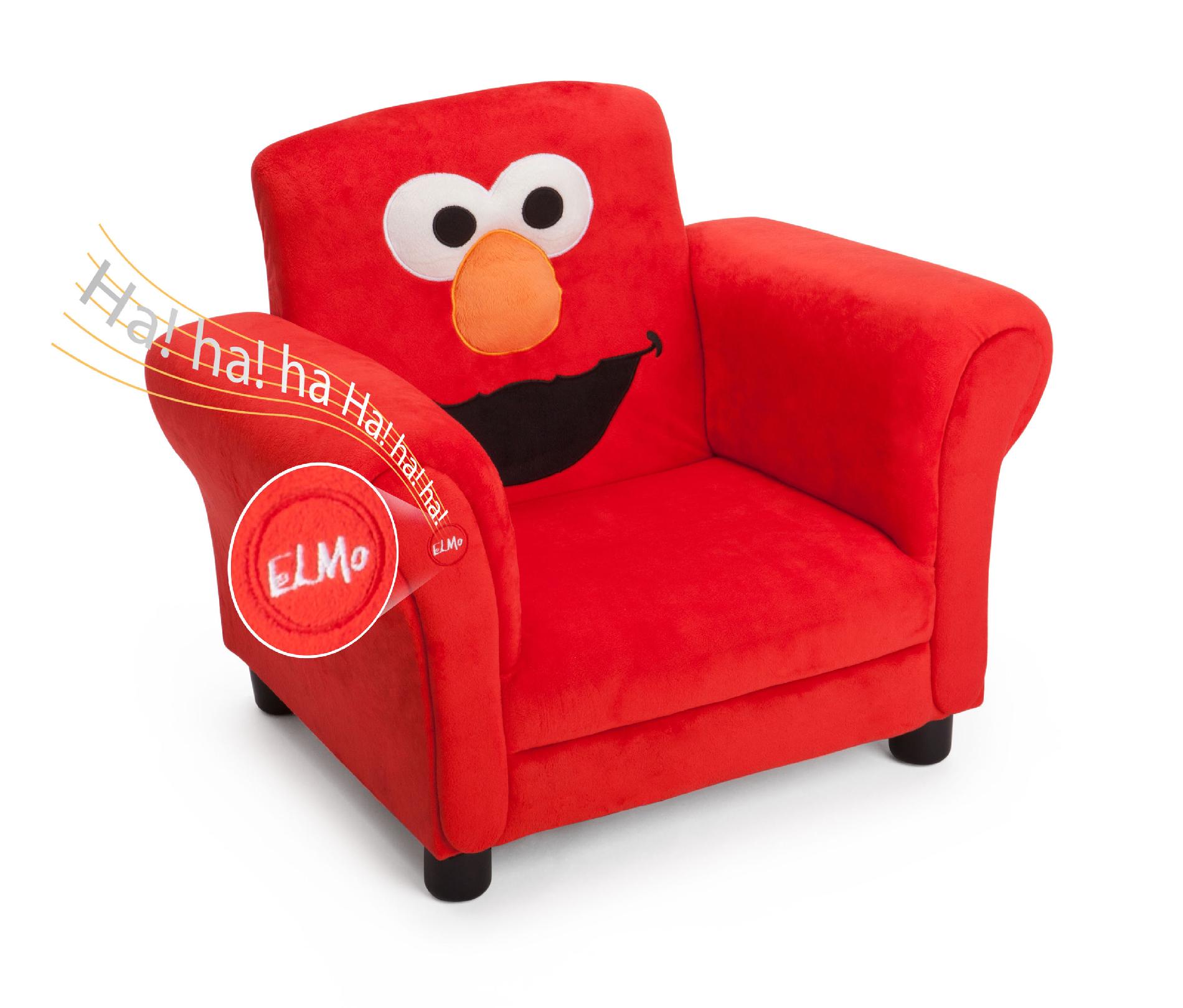 Delta Children Sesame Street Elmo Giggle Upholstered Chair