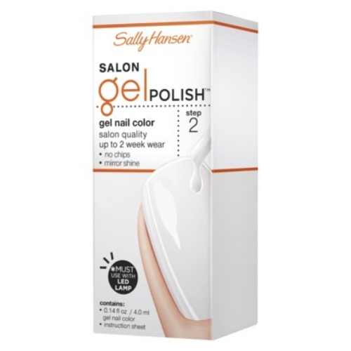 Sally Hansen Salon Pro Gel Nail Polish White Away