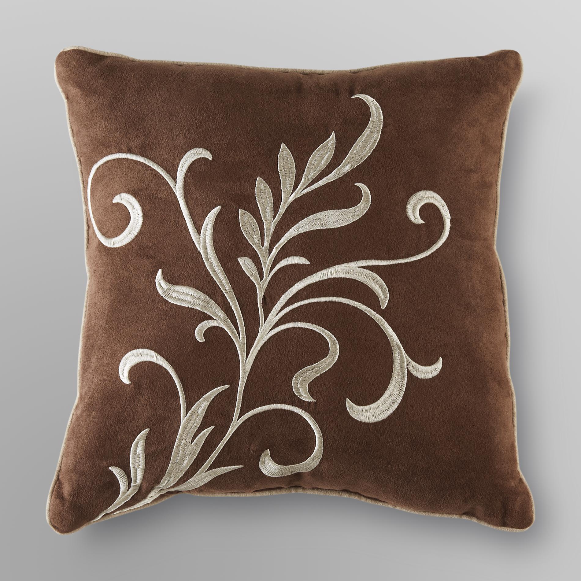 Cannon Lancaster Microsuede Pillow - Scroll