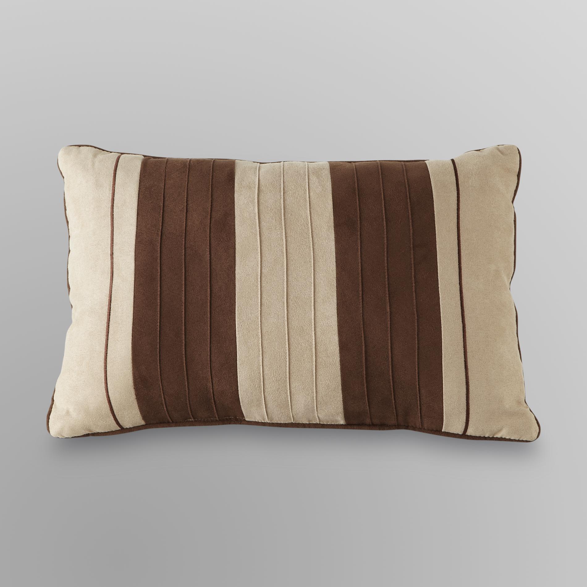 Cannon Lancaster Microsuede Pillow - Stripe