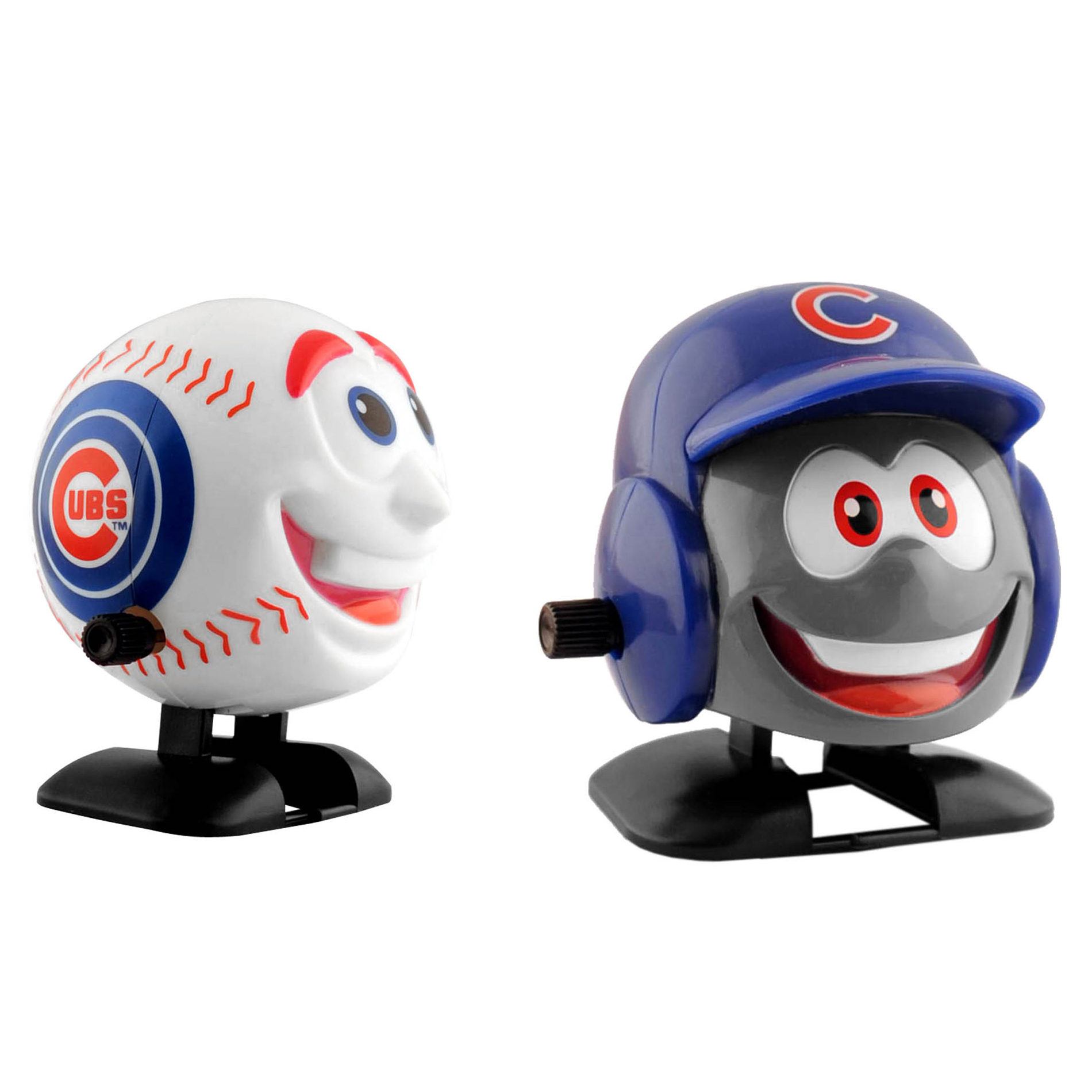 Bleacher Creatures Chicago Cubs Wind-Up Baseball and Team Helmet